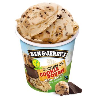 Continente Gelado cookie dough vegan sem lactose promoção