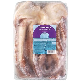 Continente Tentáculos de pota grandes congelados promoção