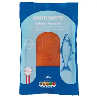 Continente Salmão fumado noruega promoção