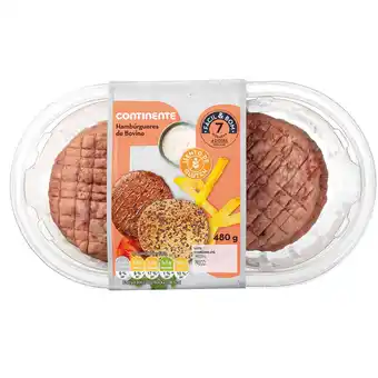 Continente Hambúrguer de bovino promoção