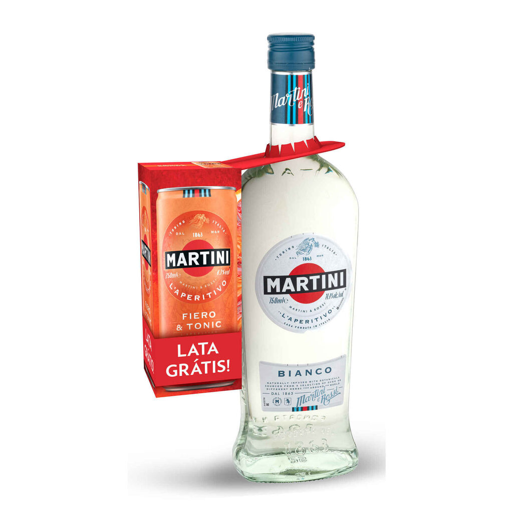Promoção Aperitivo martini bianco com oferta de lata em Continente