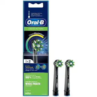 Continente Recarga escova de dentes elétrica cross action black promoção