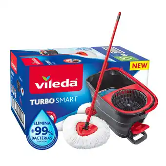 Continente Sistema turbo smart esfregona microfibras e balde com pedal promoção