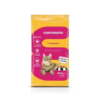 Continente Ração para gato adulto vaca promoção