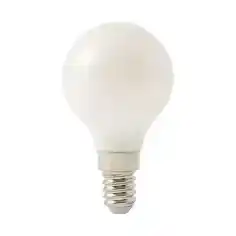 Brico Depôt Lâmpada de filamento led diall miniglobo opalino e14 5,5 w luz amarela promoção