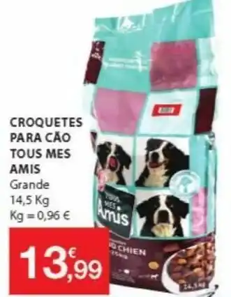 E.Leclerc Croquetes para Cão Tous Mes Amis 14,5kg promoção