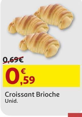 Auchan Croissant brioche promoção