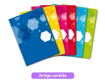 Auchan Caderno agrafado a5 auchan promoção