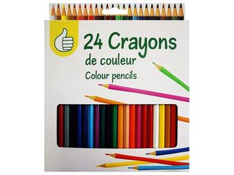 Auchan Lapis cor polegar 24un promoção