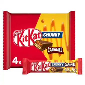 Continente Snack de chocolate de leite e caramelo kit kat chunky promoção