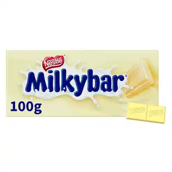 Continente Tablete de chocolate branco milkybar promoção