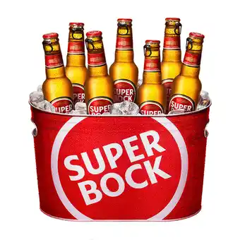 Continente Cerveja com álcool mini com balde promoção