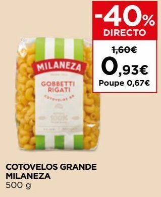 El Corte Inglés Macarrão milaneza promoção
