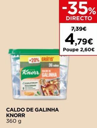 El Corte Inglés Caldo knorr promoção