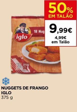 El Corte Inglés Nuggets de frango iglo promoção