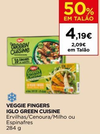 El Corte Inglés Comida vegetariana iglo promoção