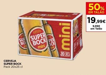 El Corte Inglés Cerveja super bock promoção
