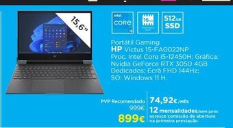 El Corte Inglés Portátil hp hp promoção