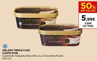 El Corte Inglés Gelados carte d'or promoção