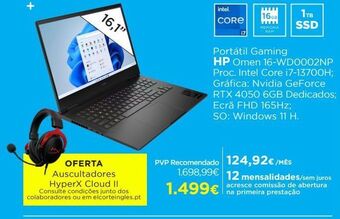 El Corte Inglés Portátil hp hp promoção
