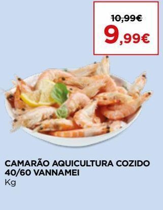 El Corte Inglés Camarão cozido promoção