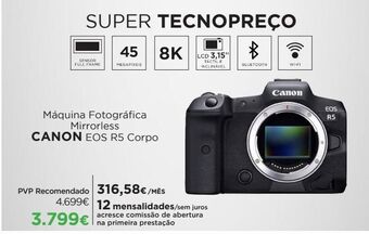 El Corte Inglés Câmera fotográfica canon promoção