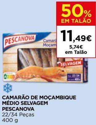 El Corte Inglés Camarão moçambique pescanova promoção