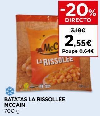 Batata congelada mccain