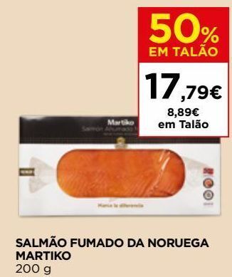 El Corte Inglés Salmão fumado martiko promoção