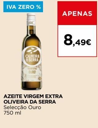 El Corte Inglés Azeite extravirgem oliveira da serra promoção