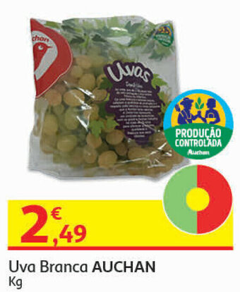 Auchan Uva Branca Auchan promoção