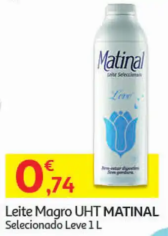 Leite Magro UHT Matinal Selecionado Leve 1L