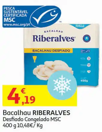 Auchan Bacalhau Riberalves 400g promoção