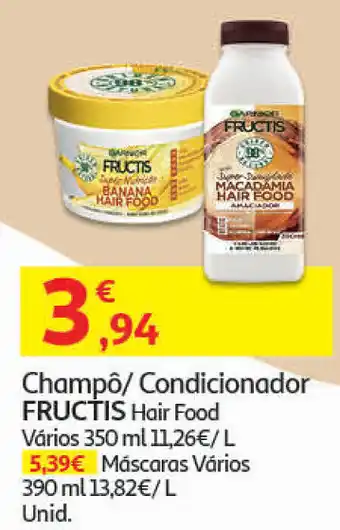 Champô/Condicionador Fructis 350ml