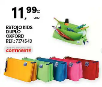 Continente Estojo Kids Duplo Oxford promoção