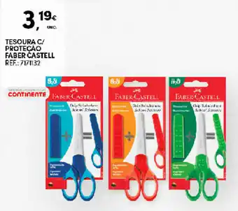 Tesoura C/Proteção Faber Castell
