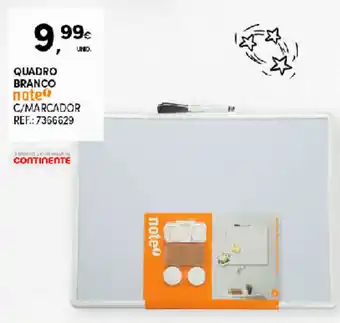 Continente Quadro Branco note C/Marcador promoção