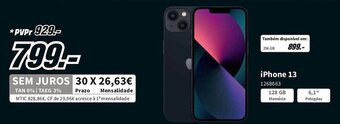 MediaMarkt iPhone 13 promoção