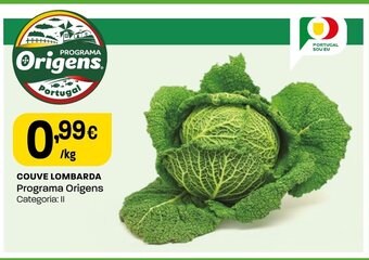 Intermarché COUVE LOMBARDA Programa Origens Categoria: II promoção