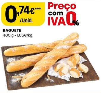 Intermarché BAGUETE 400 g promoção