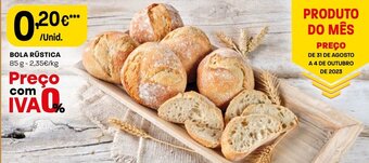Intermarché BOLA RÚSTICA 85 g promoção