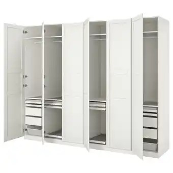 IKEA Pax / tyssedal combinação de roupeiro, branco/branco, 300x60x236 cm promoção