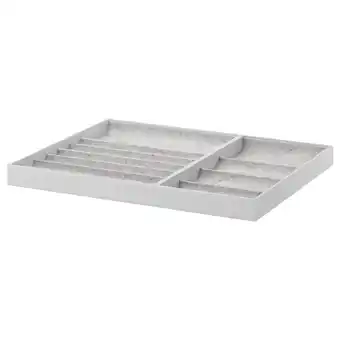 IKEA Komplement acessório p/tabuleiro extraível, cinz clr, 75x58 cm promoção