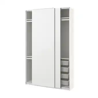 IKEA Pax / hasvik combinação de roupeiro, branco/branco, 150x44x236 cm promoção