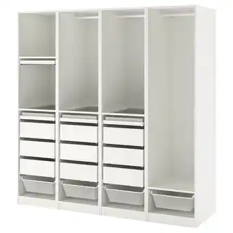 IKEA Pax combinação de roupeiro, branco, 200x58x201 cm promoção