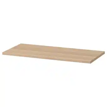 IKEA Komplement prateleira, ef carvalho c/velatura branca, 75x35 cm promoção