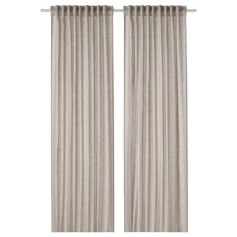 IKEA Dytåg cortinados, par, cinz clr, 145x300 cm promoção