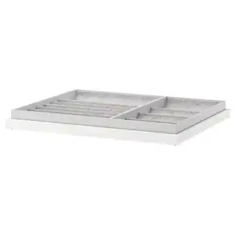 IKEA Komplement tabuleiro extraível c/acessório, branco, 75x58 cm promoção