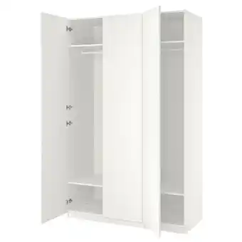 IKEA Pax / forsand roupeiro, branco/branco, 150x60x236 cm promoção