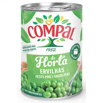 Continente Ervilhas cozidas sem glúten promoção